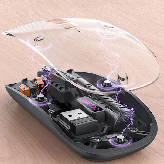 Yesido Mata Maus Kabelloses Bluetooth Mäuse Schwarz