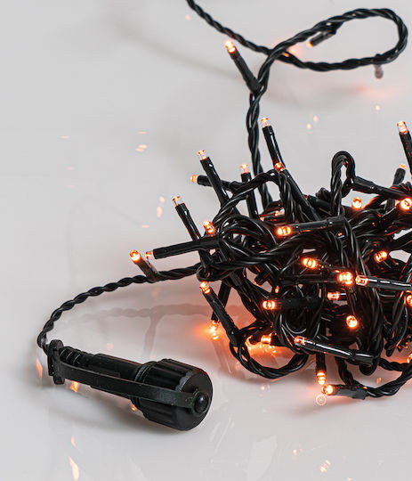 320 Светлини LED Оранжев тип Лента 1бр