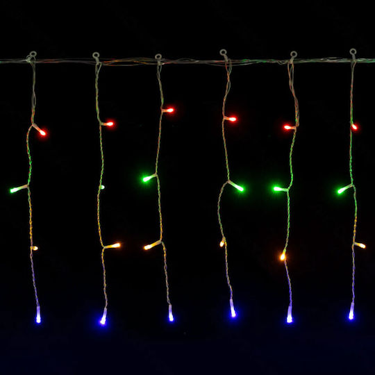400 Lichterketten LED 20m. x 40cm Mehrfarbige Typ Vorhang 1Stück