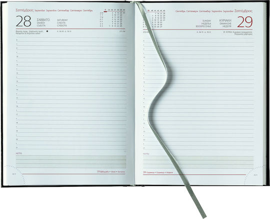 THeofylaktos Daily Diary 2026 11*16.5cm Kashmir Flat Light Green S