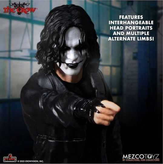 Mezco Toys The Crow: Eric Draven Φιγούρα Δράσης 9εκ. 9τμχ