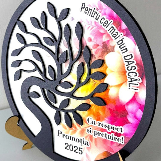 Wooden Decoration Teacher Message " Best Teacher" 24 Cm