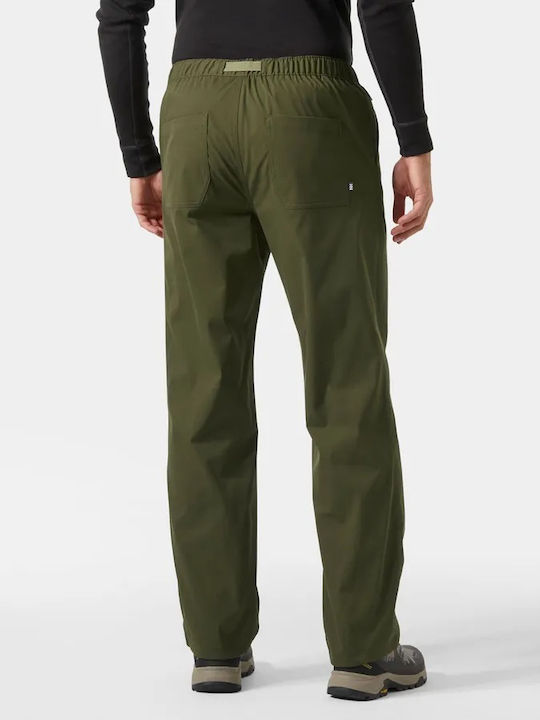 Helly Hansen Holmen Ανδρικό Μακρύ Παντελόνι Πεζοπορίας Πράσινο