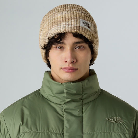 Beanie Masculin Căciulă Tricotat în culoarea Bej