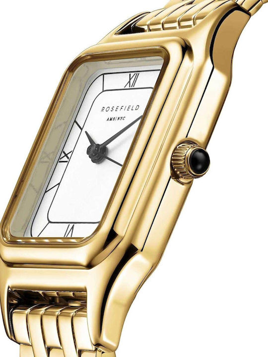 Rosefield Women's Watch Battery with Stainless Steel Bracelet