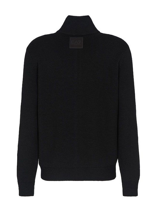 Emporio Armani Knitted Cardigan Black