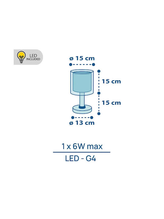 Ango LED Прозрачен 30x15см