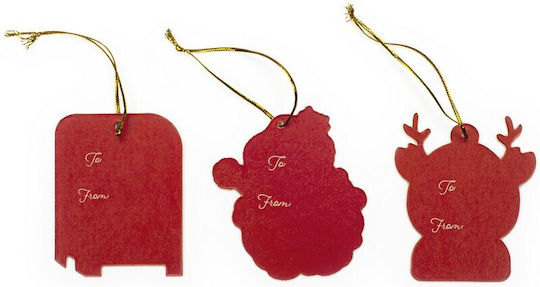 Σετ Gift Tag Tri-coastal Reindeer 6 Τεμ