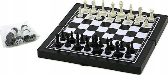 W&K Μαγνητικό Σκάκι από Ξύλο 25x25cm