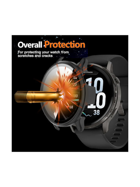 Techsuit Defense360 Pro + Screen Protector Garmin Venu 4 45mm Dark Blue