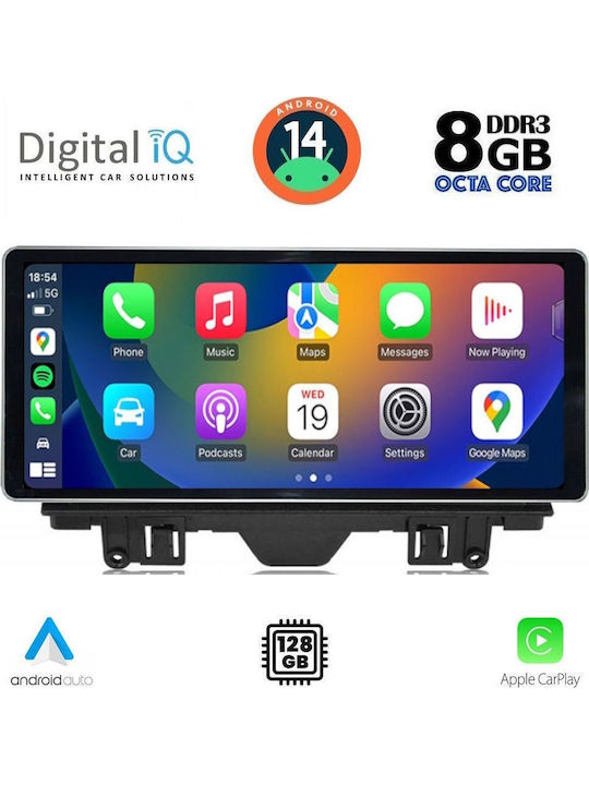 Digital IQ Car Audio System for Audi A3 2013-2021 (Bluetooth/USB/AUX/WiFi/GPS/Apple-Carplay/Android-Auto) with Touch Screen 12.3"