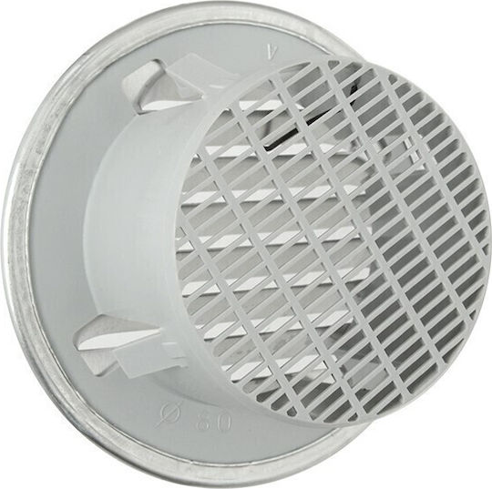 Vent Louver 20x20cm Round