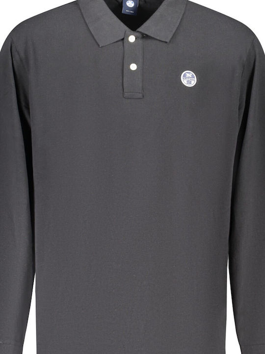 Polo Bluza Tricou Cu Mâneci Scurte Neagră