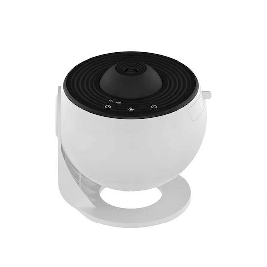 Beline Led Περιστρεφόμενο Παιδικό Φωτιστικό Projector με Προβολή Αστεριών Λευκό