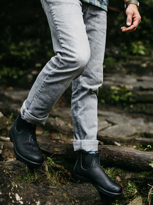 Classic 558 Leather Black Chelsea Boots
