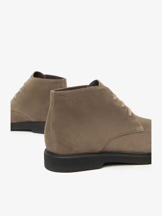 Leder Braun Chelsea Stiefeletten