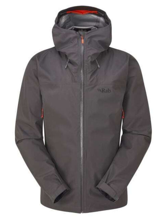 Winter Jacke Hardshell Wasserdicht und Winddicht Black