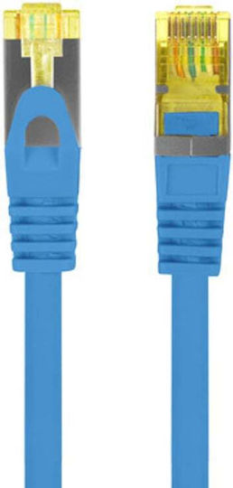 Lanberg S/FTP Cat.6a (Gigabit) Καλώδιο Δικτύου Ethernet 1m Μπλε