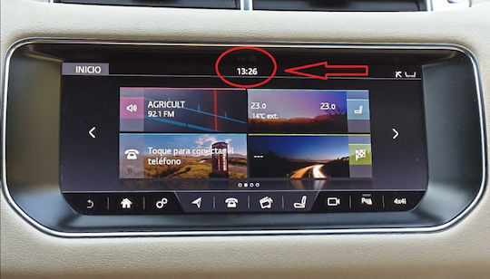 Bizzar Ηχοσύστημα Αυτοκινήτου για Land Rover Range Rover Sport 2016-2018 (Bluetooth/USB/WiFi/GPS/Apple-Carplay/Android-Auto) με Οθόνη Αφής 12.3"