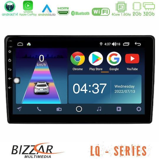 Bizzar Ηχοσύστημα Αυτοκινήτου για Subaru Tribeca 2007-2014 (Bluetooth/USB/WiFi/GPS/Apple-Carplay/Android-Auto) με Οθόνη Αφής 9"