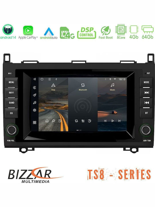 Bizzar Car Audio System for BMW X5 / X5 (E53) / E39 Land Rover Range Rover 2002 – 2005 (Bluetooth/USB/WiFi/GPS/Apple-Carplay/Android-Auto) with Touch Screen 7"