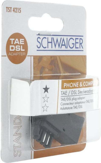 Schwaiger Αντάπτορας RJ45 TST4215533 1τμχ