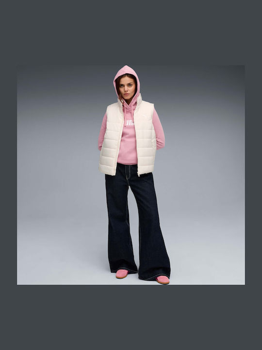 Logo Women's Sweatshirt Hooded Pink