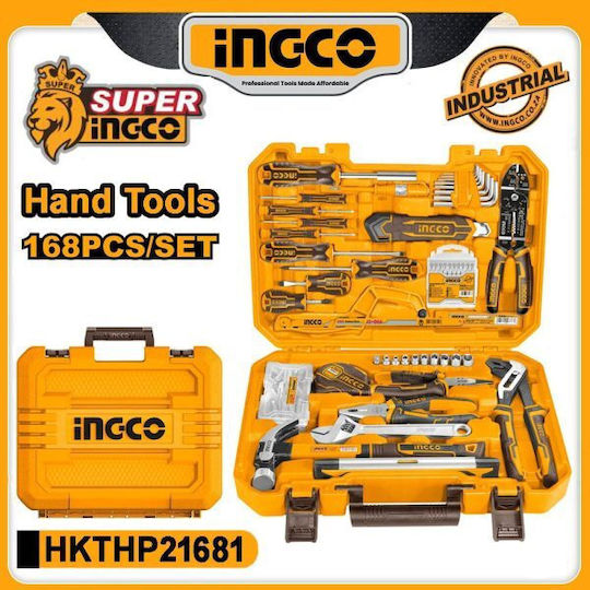 Ingco Valiza cu 168 Unelte
