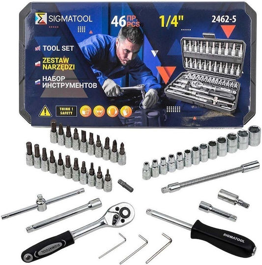 Ks Tools Ταμπακιέρα με 46 Εργαλεία