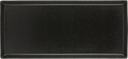 Revol Equinoxe Πιάτο Ρηχό Ορθογώνιο Μαύρο 32.5x15cm
