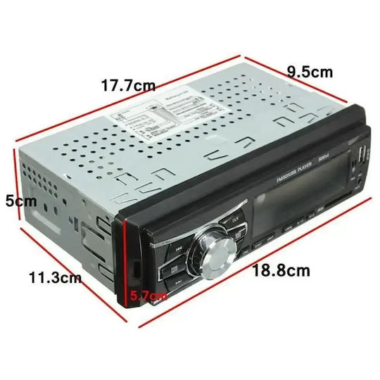 Radio Auto 1 DIN Bluetooth USB