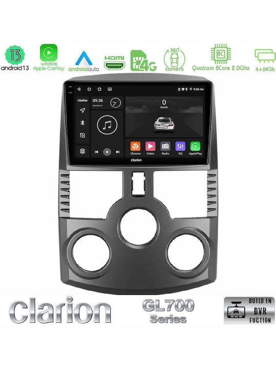 Clarion Ηχοσύστημα Αυτοκινήτου για Daihatsu Terios 2006-2017 (Bluetooth/USB/WiFi/GPS/Apple-Carplay/Android-Auto) με Οθόνη Αφής 9"