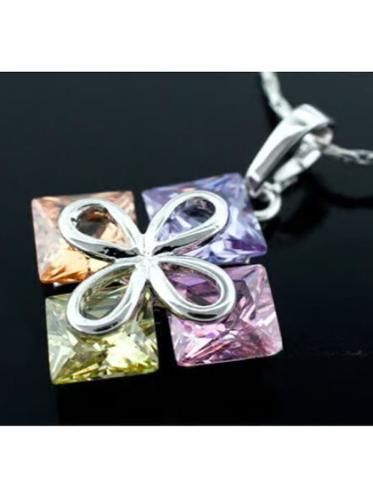 High Quality Multi-colour 2 Carat Simulated Topaz Pendant & Necklace Melon High Quality Multi-colour 2 Carat Simulated Topaz Pendant & Necklace Melon