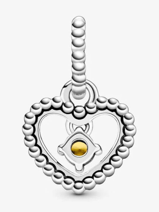 Pandora Pendant Symbol Pink October Birthstone Heart Shape 798854c11