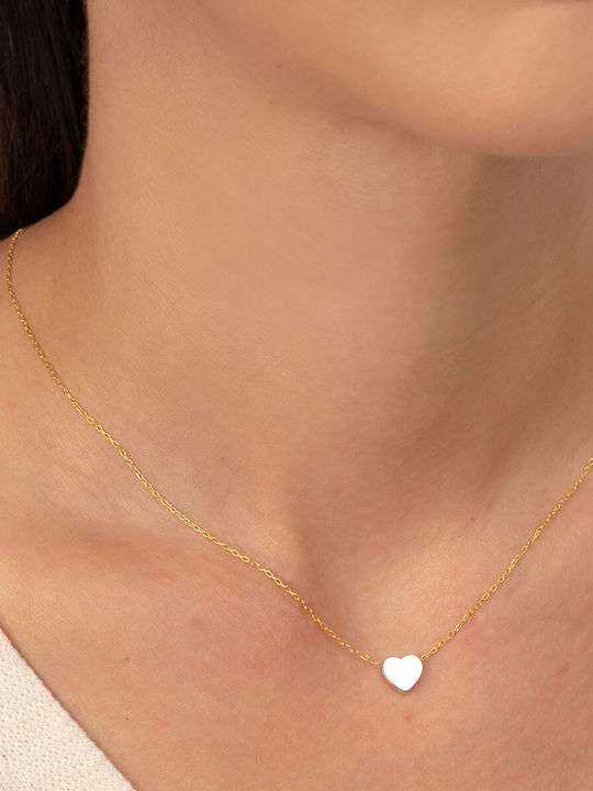 Excite-Fashion with design Heart from Gold Plated Silver