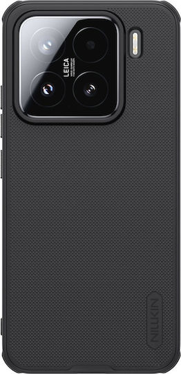 Nillkin Super Frosted Pro Задна корица Пластмаса / Силикон Черен (Xiaomi 15)