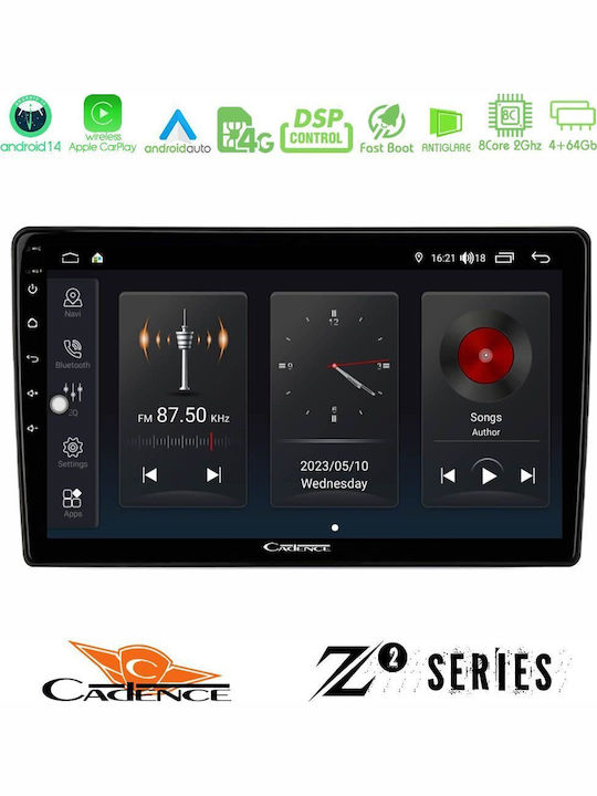 Bizzar Car Audio System for Renault Express 2020 (Bluetooth/USB/WiFi/GPS/Apple-Carplay/Android-Auto) with Touch Screen 9"