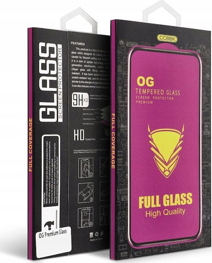 Premium Vollflächig gehärtetes Glas Schwarz (iPhone 15 Pro Max)