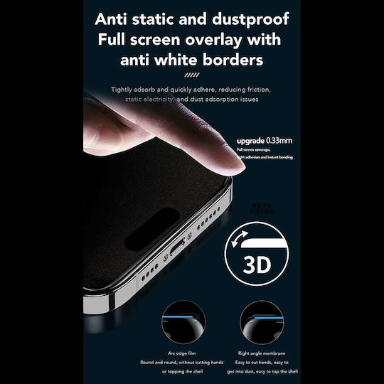 Anank 2.5d 360° Privacy Screen Protector Iphone 14 Black
