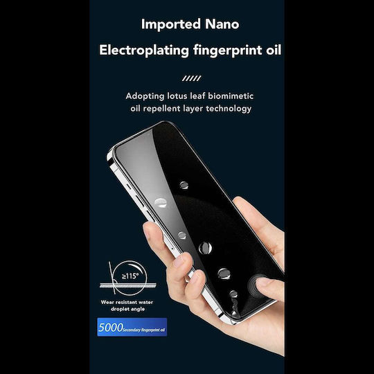 Anank 2.5d 360° Защитен Екран С Поверителност За iPhone 15 Pro Max Черен