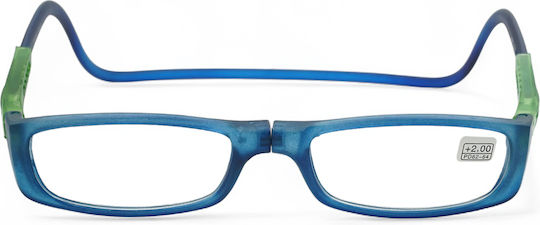 Optosquad Reading Glasses +1.50 with Magnet in Blue color A009-3