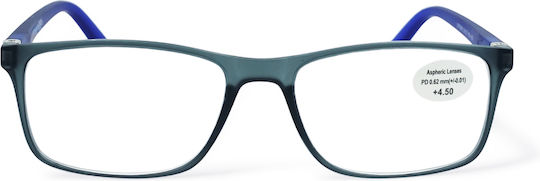 Optosquad Reading Glasses +4.50 in Gray color OPT8970-1