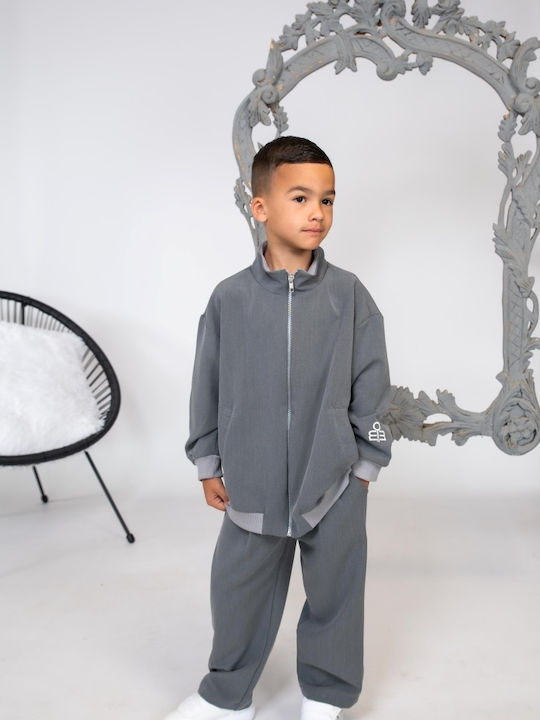 Costum pentru copii Iarnă 2buc Grey