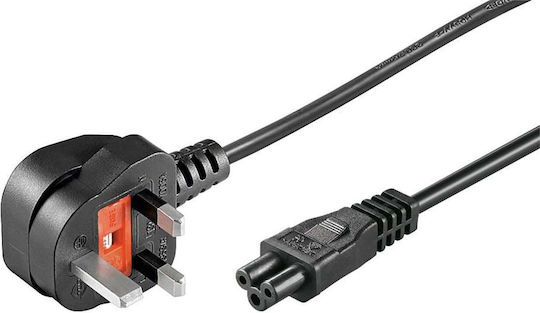 Microconnect Power Cord 3m Uk C5 Black Power Uk Type G To C5