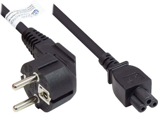 Good Connections Schuko - IEC C5 Кабел 1.8м Черен