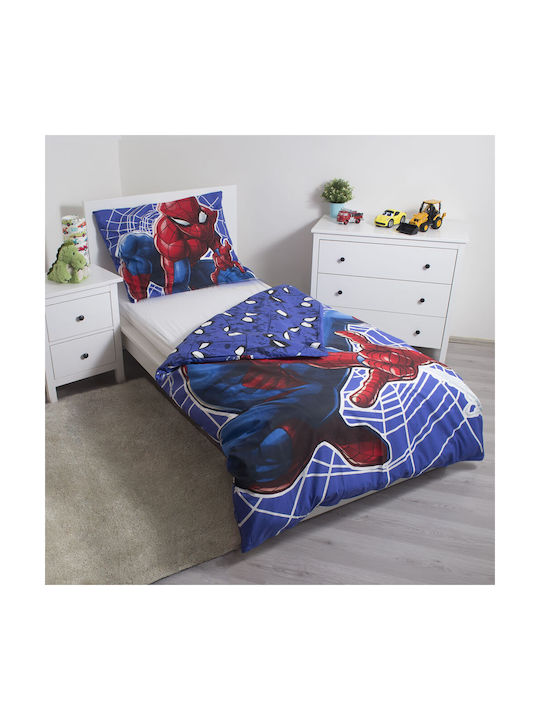 Halantex Set Kids Duvet Cover Cotton Blue 200εκ.