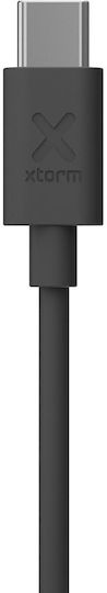 Xtorm USB 2.0 Cable USB-C male - USB-C 100W PD Μαύρο 1m 100331