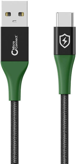 Microconnect USB 2.0 Кабел USB-C Мъжки - USB-A Черен 2м W128867724