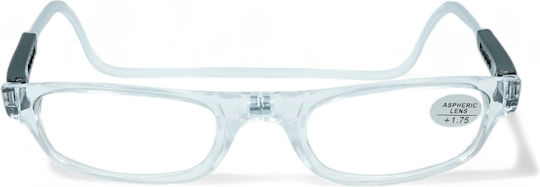 Optosquad Lesebrille +2.25 mit Magnet in Transparent Farbe A0082