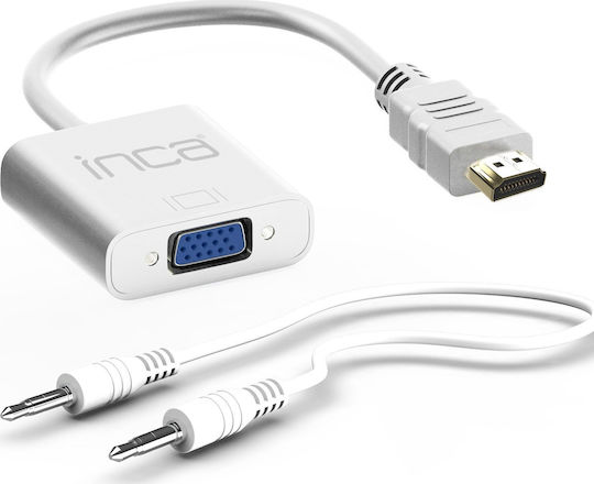 Inca Μετατροπέας HDMI male σε VGA female 1τμχ (IHTVJ-7)